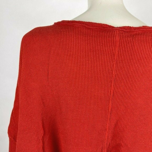 Anthropologie Thermal Top‎ Scoop neck Long Sleeve Stretch Cotton Shirt Women XL - Picture 8 of 10